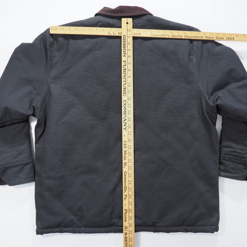 Steiner Industries Jacket Coat Men Extra Large Black Corduroy Trim Work Made USA - Picture 7 of 10